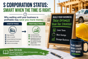 S Corp Election Timing