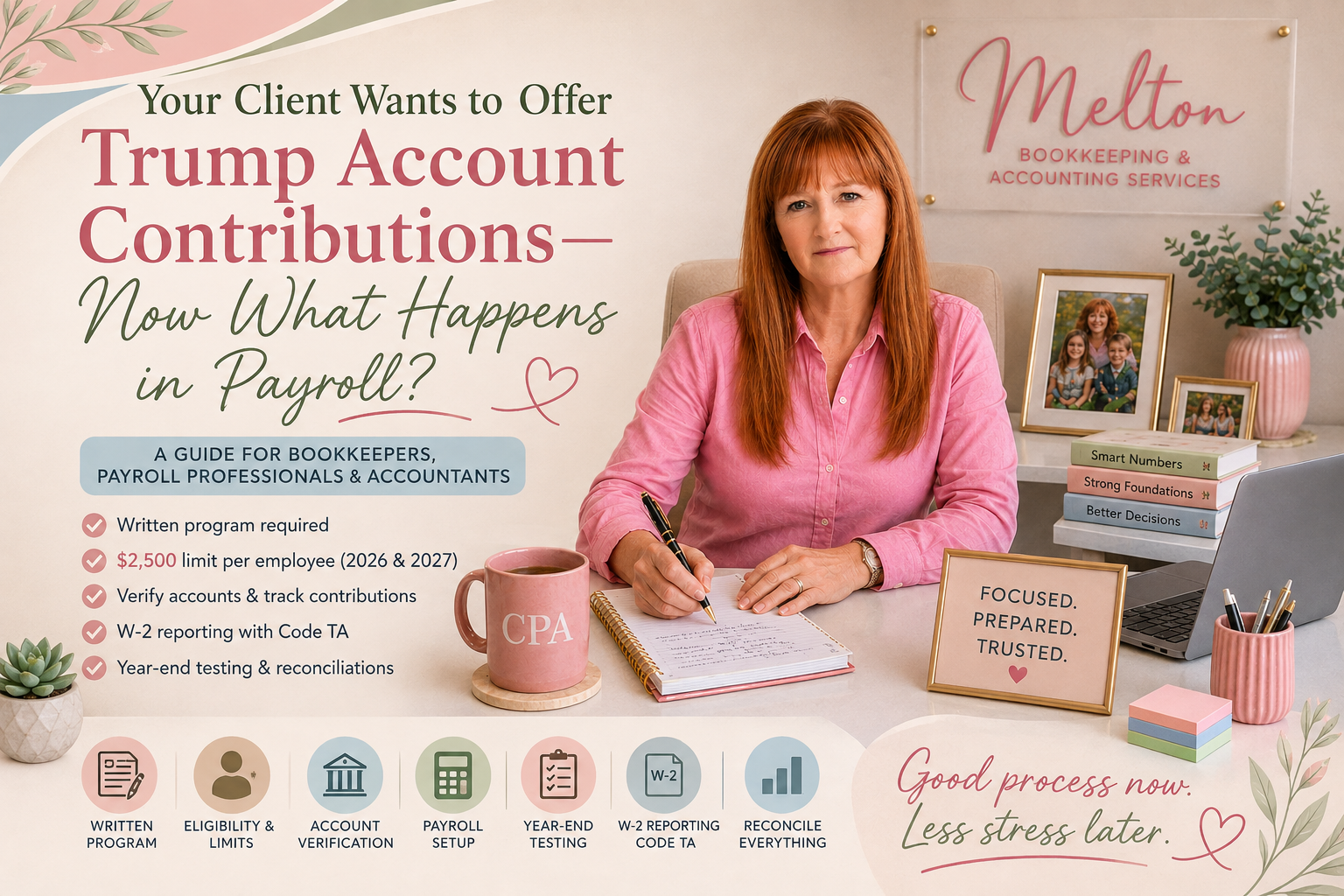 Trump Account contributions in payroll under IRC Section 128 explained for bookkeepers, payroll professionals and small businesses.