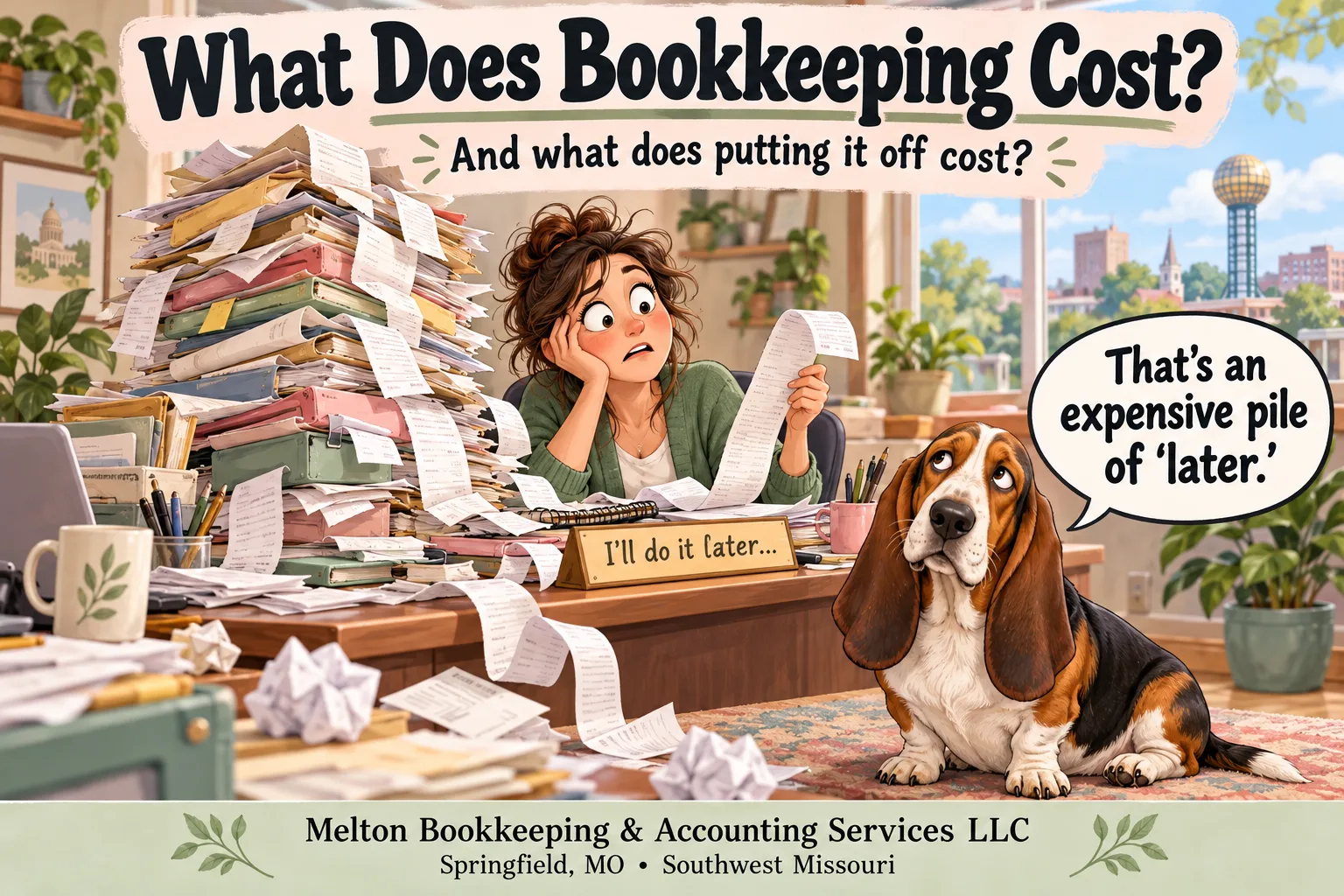 Putting your books off until later